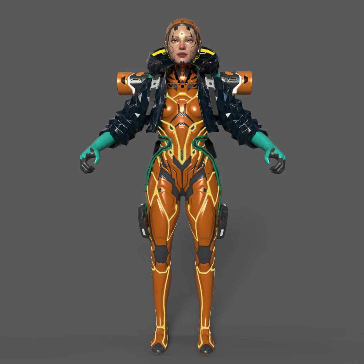 wattson strange attractor apex legends 3D Model .c4d .max .obj .3ds .fbx .stl .blend 