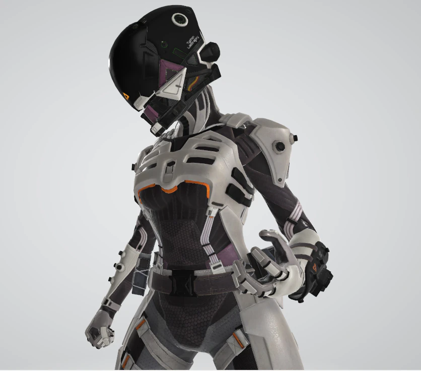 wraith cyber ninja apex legends 3D Модель .c4d .max .obj .3ds .fbx .stl .blend