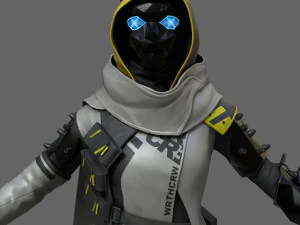 wraith heist apex legends 3D Model