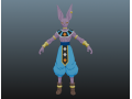Beerus Dragon Ball for Blender Only Modelo 3D