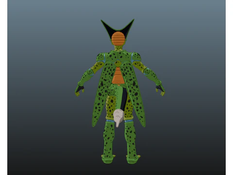 Cell Dragon Ball for Blender Only 3D Model