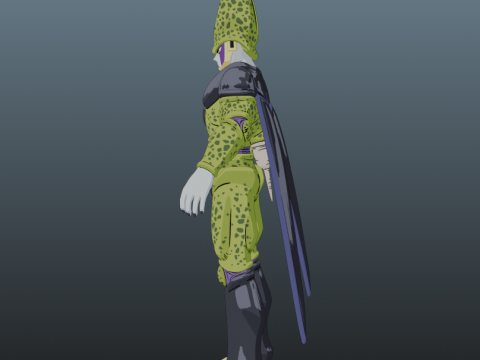 Perfect Cell Dragon Ball for Blender Only Modelo 3D