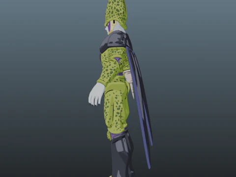 Cell Dragon Ball Perfeito apenas para Blender Modelo 3D