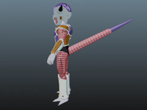 Frieza Dragon Ball for Blender Only 3D Model