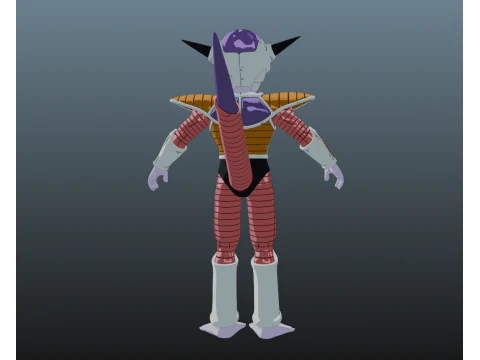 Frieza Dragon Ball for Blender Only 3D Model