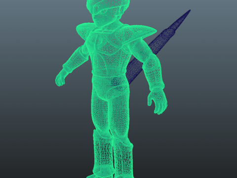 Frieza Dragon Ball for Blender Only 3D Model
