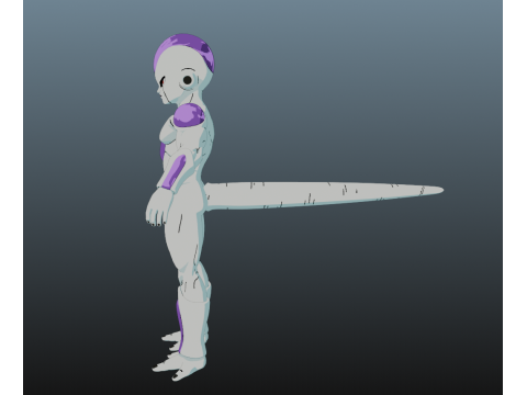 Frieza Fourth Dragon Ball for Blender Only 3Dモデル