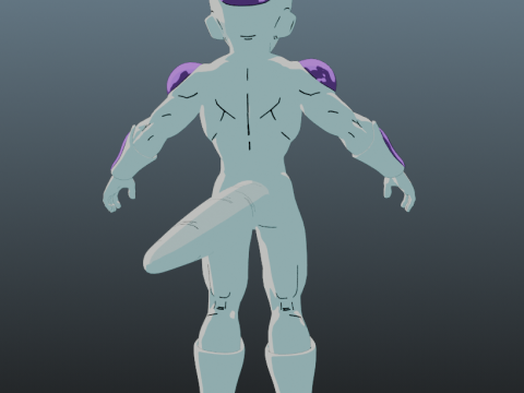 Frieza Fourth Dragon Ball for Blender Only 3Dモデル