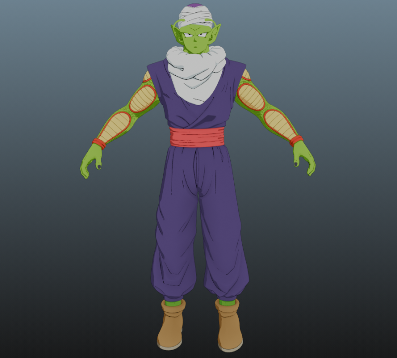 Piccolo Dragon Ball for Blender Only Modelo 3D .c4d .max .obj .3ds .fbx .stl .blend 