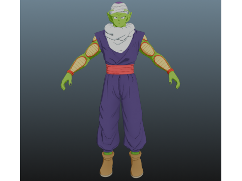 Piccolo Dragon Ball for Blender Only 3D Model