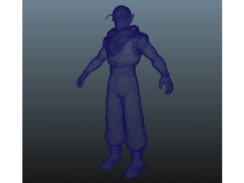 Piccolo Dragon Ball for Blender Only Modelo 3D