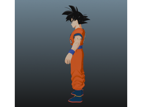 Goku Dragon Ball for Blender Only Modelo 3D