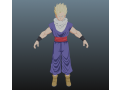 Super Gohan Dragon Ball for Blender Only 3D Model