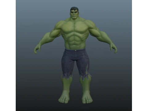 Hulk solo para Blender Modelo 3D
