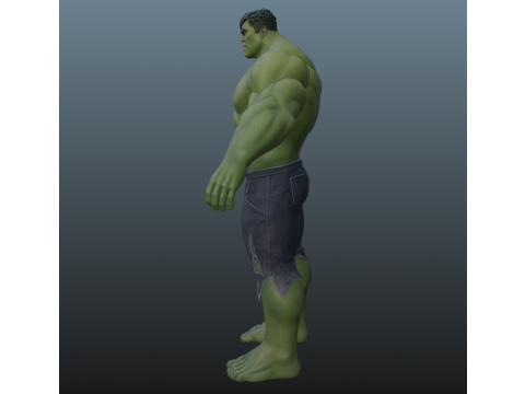 Hulk for Blender Only 3D Model