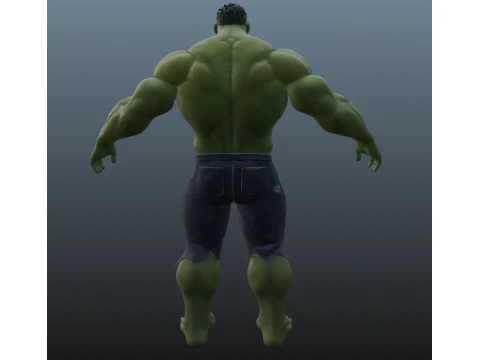 Hulk for Blender Only 3D Model