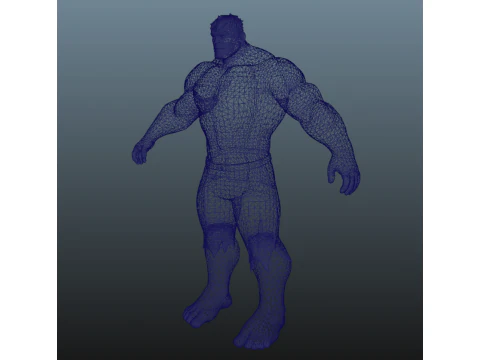 Hulk for Blender Only 3D Model
