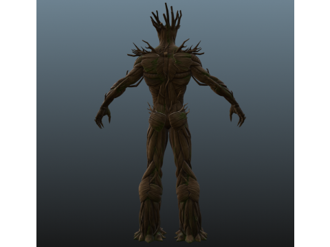 Groot for Blender Only 3D Model