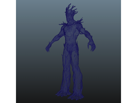 Groot for Blender Only 3D Model