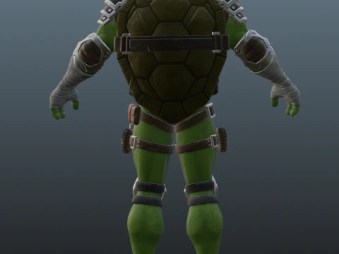 Ninja Turtle Raphael for Blender Only 3D Model