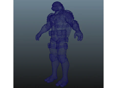 Ninja Turtle Raphael for Blender Only 3D Model