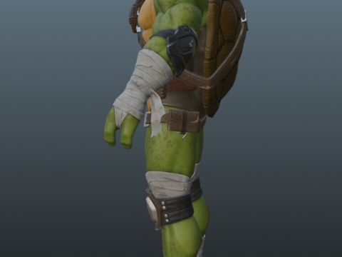 Ninja Turtle Donatello for Blender Only 3Dモデル
