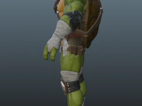 Ninja Turtle Donatello for Blender Only 3D Model