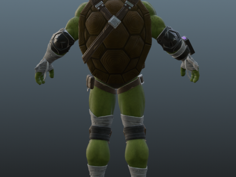 Ninja Turtle Donatello for Blender Only 3Dモデル