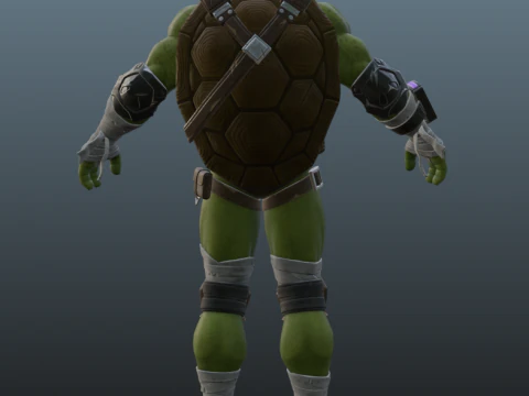 Ninja Turtle Donatello for Blender Only 3D Model