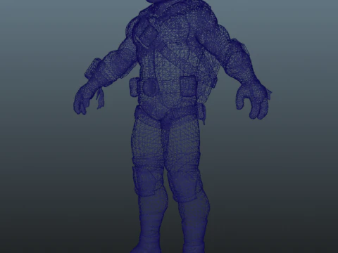 Ninja Turtle Donatello for Blender Only 3D Model
