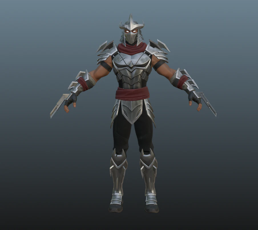 Ninja Turtle Shredder for Blender Only 3D Model .c4d .max .obj .3ds .fbx .stl .blend