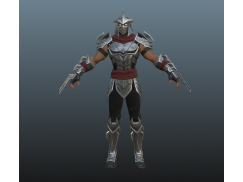 Ninja Turtle Shredder for Blender Only 3D Model