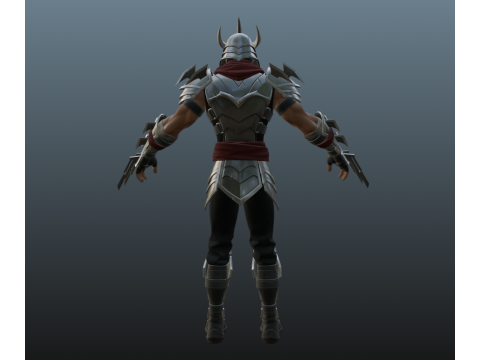 Ninja Turtle Shredder for Blender Only Model 3D