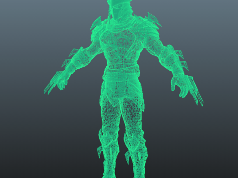 Ninja Turtle Shredder for Blender Only Model 3D