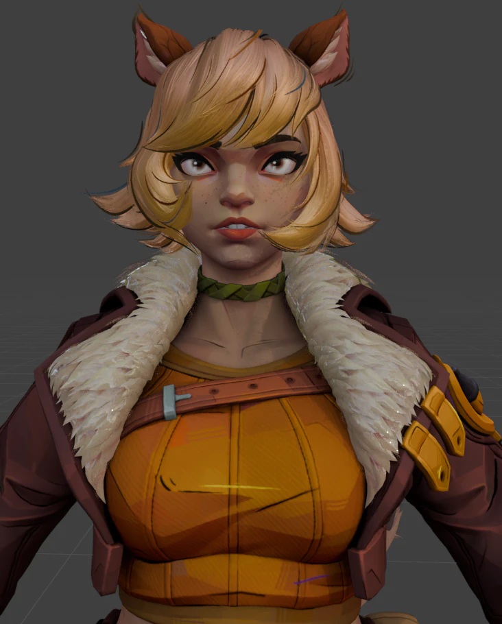 Squirrel Girl - Blender Only 3D Model .c4d .max .obj .3ds .fbx .stl .blend 