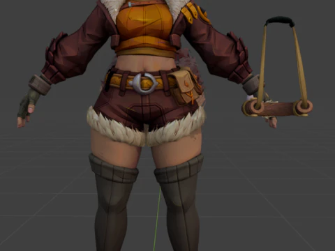 Squirrel Girl - Blender Only 3D Model