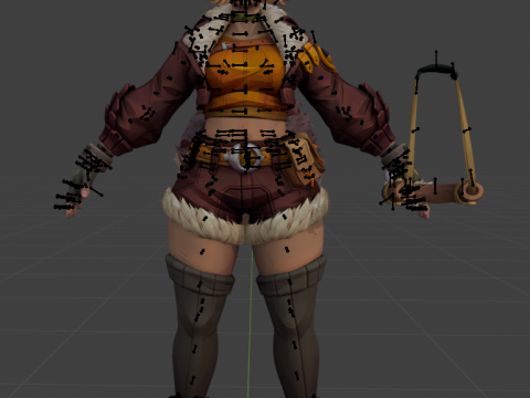 Squirrel Girl - Blender Only Modelo 3D