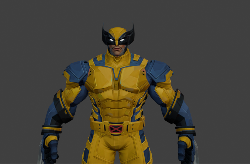 Wolverine - Blender Only 3D-Modell .c4d .max .obj .3ds .fbx .stl .blend 