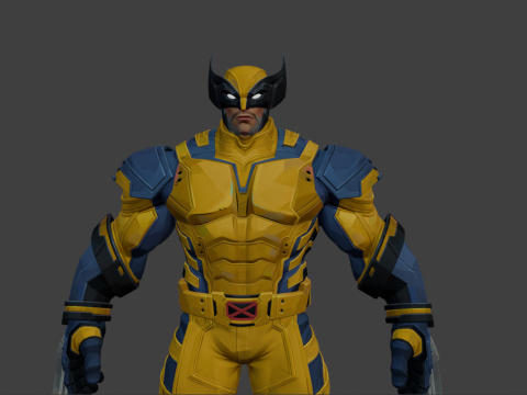 Wolverine - Blender Only 3D Model
