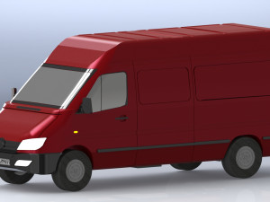 sprinter lwb 3D 模型