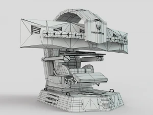 Simulator Chair 3D Model