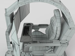 Simulator Chair 3D Model