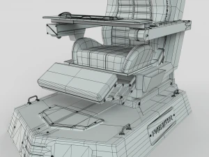 Simulator Chair 3D Model
