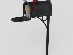 American Mailbox Modèle 3D