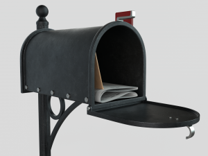 American Mailbox Modèle 3D