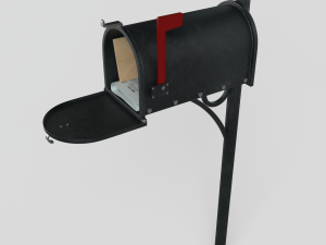 American Mailbox Modèle 3D
