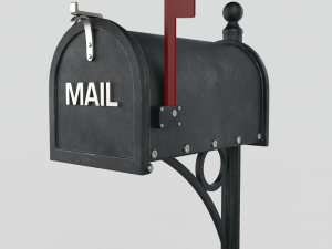 American Mailbox Modèle 3D