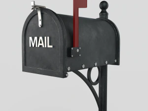 American Mailbox 3D Model