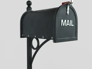 American Mailbox 3D Model