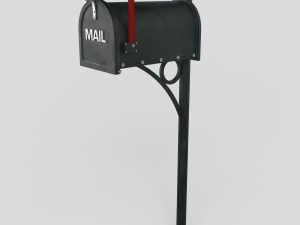 American Mailbox Modèle 3D